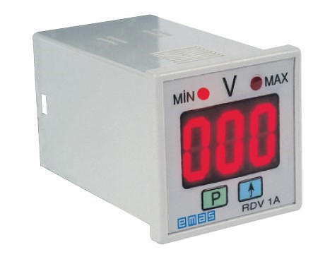 RD Series 8 Pins 230VAC 1CO 5A (rezistif) Digital Voltmeter Panelmeter